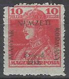 [Hungary Postage Stamps Overprinted, type I]