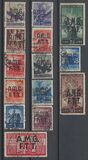 [Democracy - Italy Postage Stamps of 1945 Overprinted "A.M.G.F.T.T.", type A]