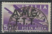 [Airmail -  - Italy Postage Stamps of 1945 Overprinted "A.M.G.F.T.T.", tegund B5]