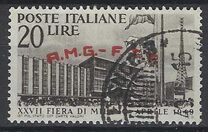 [The 27th Milan Trade Fair - Italy Postage Stamp Overprinted "A.M.G.- F.T.T.", type K]