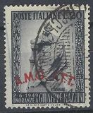 [Monument to Mazzini - Italy Postage Stamp Overprinted "A.M.G. F.T.T.", වර්ගය Q]