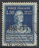 [The 150th Anniversary of the Invention of the Voltaic Pile - Italy Postage Stamps Overprinted "AMG-FTT", type V1]