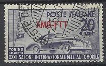 [International Auto Show - Turin, Italy - Italy Postage Stamp Overprinted "AMG-FTT", type AC]