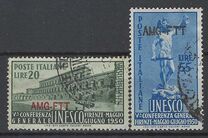[The 5th General Conference of UNESCO - Italy Postage Stamps Overprinted "AMG-FTT", type AD]