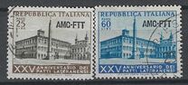 [The 25th Anniversary of the Lateran Pacts - Italy Postage Stamps Overprinted "AMG-FTT", タイプ CR]