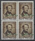 [The 100th Anniversary of the Death of Donizetti - Italy Postage Stamp Overprinted "A.M.G. F.T.T.", タイプ I]