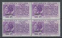 [Propaganda for the Payment of Taxes - Italy Postage Stamp Overprinted "AMG-FTT", Tip CT]