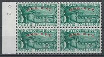 [Re-opening of Bridge of Bassano - Italy Postage Stamp Overprinted "A.M.G.- F.T.T.", タイプ H]