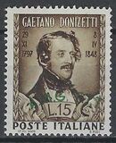 [The 100th Anniversary of the Death of Donizetti - Italy Postage Stamp Overprinted "A.M.G. F.T.T.", タイプ I]