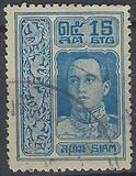 [King Vajuravudh - London Print: 9 Pearls Between Wings Above Head, type DI4]