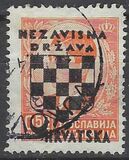 [Yugoslavia Postage Stamps Overprinted in Black - King Peter II, típus B1]
