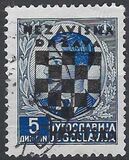 [Yugoslavia Postage Stamps Overprinted in Black - King Peter II, típus B7]