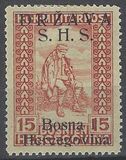 [Bosnia Herzegovina Stamps Overprinted - "S. H. S.", type E3]