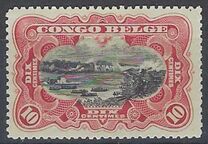 [Definitive Issues - Inscription: "CONGO BELGE", type S]