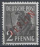 [BERLIN in Red Overprint on "Allied Occupation Zone" Stamps, סוג B]