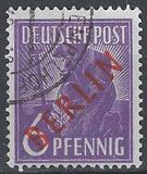 [BERLIN in Red Overprint on "Allied Occupation Zone" Stamps, סוג B1]