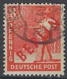 [BERLIN in Red Overprint on "Allied Occupation Zone" Stamps, סוג B2]