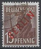 [BERLIN in Red Overprint on "Allied Occupation Zone" Stamps, סוג B4]