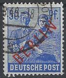 [BERLIN in Red Overprint on "Allied Occupation Zone" Stamps, סוג B9]