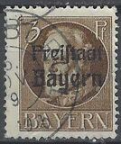 [King Ludwig III Overprinted "Freistaat Bayern", type P]
