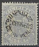 [Derecho Judical Stamps Surcharged & Overprinted "HABILITADO PA. CORREOS", 유형 Y2]