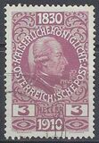 [The 80th Anniversary of the Birth of Emperor Franz Josef I - With Enlarged Year Labels Top and Bottom, Typ X1]