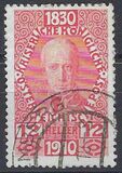 [The 80th Anniversary of the Birth of Emperor Franz Josef I - With Enlarged Year Labels Top and Bottom, Typ AA1]