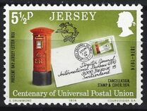 [The 100th Anniversary of the Universal Postal Union, Tip BX]