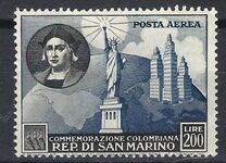 [The 500th Anniversary of the Birth of Christopher Columbus, 1451-1506, type FZ]