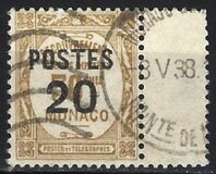 [Postage Due Stamps Overprinted "POSTES" or Surcharged Also, típus CQ3]