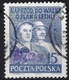 [No. 534 Overprinted GROSZY in Different Colors and Fonts, type IOB]