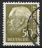 [Freimarken: Bundespräsident Theodor Heuss, Typ DB2]