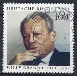 [The 80th Anniversary of the Birth of Willy Brandt, Politician, type BDW]