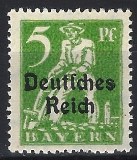 [Postage Stamps from Bayern Overprinted "Deutsches Reich", ประเภท AD]