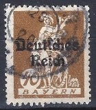 [Postage Stamps from Bayern Overprinted "Deutsches Reich", ประเภท AE2]