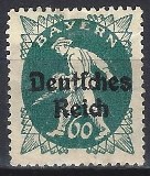 [Postage Stamps from Bayern Overprinted "Deutsches Reich", ประเภท AF1]
