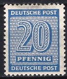 [Value Stamps - New Perforation, type A20]