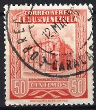 [Airmail - Caracas Central Post Office - Inscription "CORREOS - EE. UU. VENEZUELA", type AIK19]