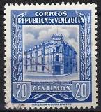 [Caracas Central Post Office - Inscription "CORREOS - REPUBLICA DE VENEZUELA", tip AIK28]