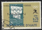 [Airmail - Winners of Olympic Marathon showing Commemorative Inscription and Stamp of "Host" Country, tip LG]