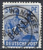 [BERLIN in Black Overprint on "Allied Occupation Zone" Stamps, type A12]