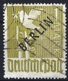 [BERLIN in Black Overprint on "Allied Occupation Zone" Stamps, type A16]