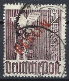 [BERLIN in Red Overprint on "Allied Occupation Zone" Stamps, тып B13]