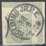 [Coat of Arms - Large Corner Numbers, type I]