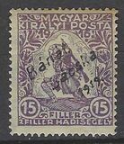 [Hungarian War Charity Stamps  Overprinted "Bánát Bácska 1919", type C1]