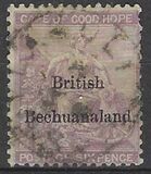 [Cape of Good Hope Postage Stamps Overprinted "BRITISH - BECHUANALAND" in Black, type A6]