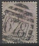[British Bechuanaland Stamps Overprinted "PROTECTORATE" & Surcharged - No Dot after "d", type H4]