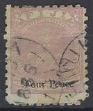 [Issues of 1879 & Not Issued Stamps Surcharged, type M2]