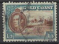 [King George VI & Christiansborg Castle, Accra, type R1]