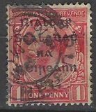 [Great Britain Stamps Overprinted in Black by Dollar Printing House Ltd. - Roman Numeral I and Long 9 in "I922",, type A1]